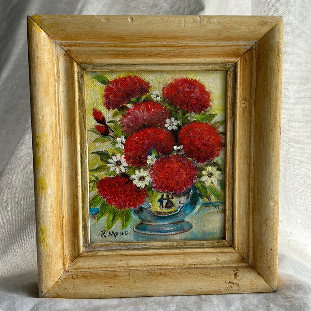 Framed Painted Artwork
